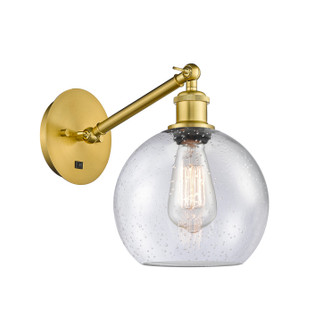 Ballston LED Wall Sconce in Satin Gold (405|317-1W-SG-G124-8-LED)