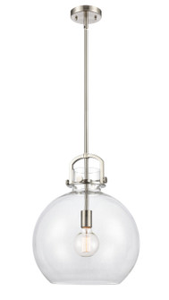 Newton LED Pendant in Brushed Satin Nickel (405|410-1S-SN-14CL-LED)