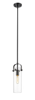 Pilaster LED Mini Pendant in Matte Black (405|423-1S-BK-4CL)