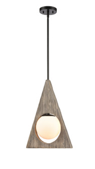 Maverick One Light Pendant in Matte Black (405|439-1S-BK-W)