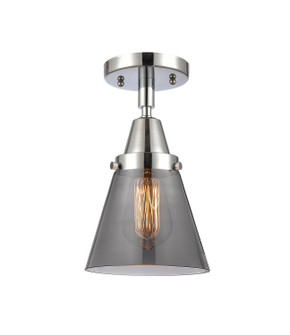 Caden One Light Flush Mount in Polished Chrome (405|447-1C-PC-G63)
