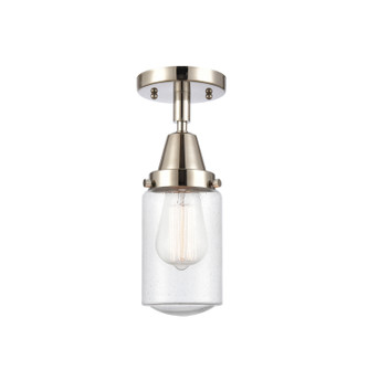 Caden One Light Flush Mount in Polished Nickel (405|447-1C-PN-G314)