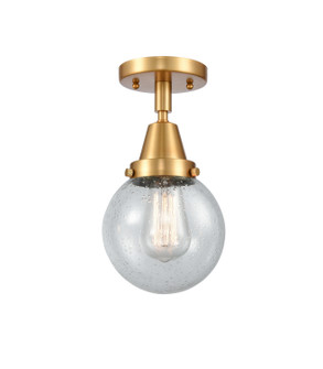 Caden LED Flush Mount in Satin Gold (405|447-1C-SG-G204-6-LED)