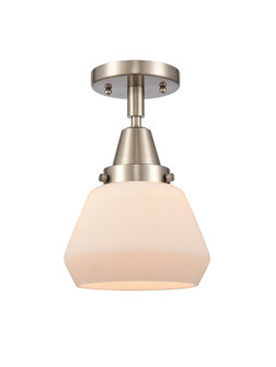 Caden One Light Flush Mount in Brushed Satin Nickel (405|447-1C-SN-G171)