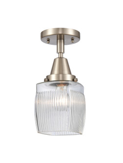 Caden One Light Flush Mount in Brushed Satin Nickel (405|447-1C-SN-G302)