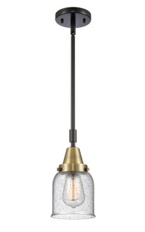 Caden LED Mini Pendant in Black Antique Brass (405|447-1S-BAB-G54-LED)