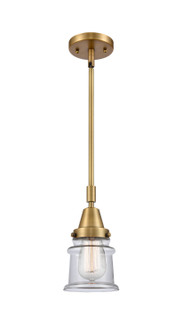 Caden LED Mini Pendant in Brushed Brass (405|447-1S-BB-G182S-LED)