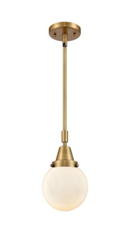 Caden LED Mini Pendant in Brushed Brass (405|447-1S-BB-G201-6-LED) Caden LED Mini Pendant in Brushed Brass (405|447-1S-BB-G201-6-LED)