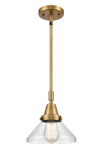 Caden LED Mini Pendant in Brushed Brass (405|447-1S-BB-G4474-LED)
