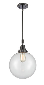 Caden One Light Mini Pendant in Matte Black (405|447-1S-BK-G202-10)