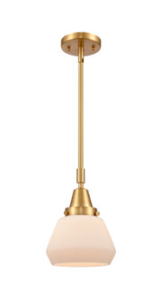 Caden One Light Mini Pendant in Satin Gold (405|447-1S-SG-G171)