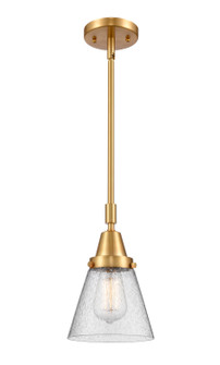 Caden LED Mini Pendant in Satin Gold (405|447-1S-SG-G64-LED)