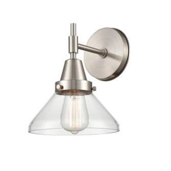 Caden LED Wall Sconce in Satin Nickel (405|447-1W-SN-CL-LED)