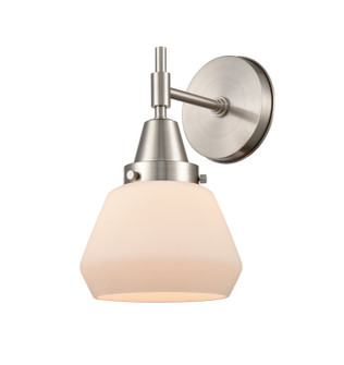 Caden One Light Wall Sconce in Satin Nickel (405|447-1W-SN-G171)