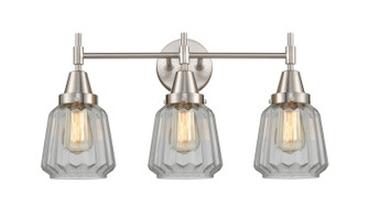 Caden LED Bath Vanity in Satin Nickel (405|447-3W-SN-G142-LED)