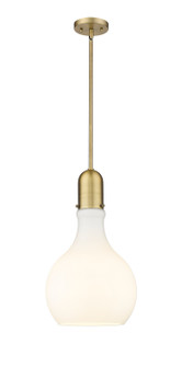 Auralume One Light Mini Pendant in Brushed Brass (405|492-1S-BB-G581-12)