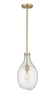 Norwalk One Light Mini Pendant in Brushed Brass (405|493-1S-BB-G554-9)