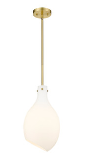 Norwalk One Light Mini Pendant in Satin Gold (405|493-1S-SG-G551-9)