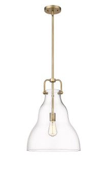 Haverhill LED Pendant in Brushed Brass (405|494-1S-BB-G592-14-LED)