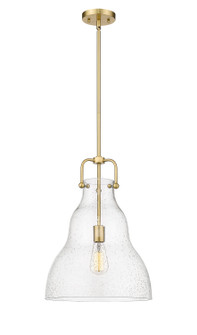 Haverhill One Light Pendant in Satin Gold (405|494-1S-SG-G594-14)