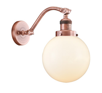 Franklin Restoration One Light Wall Sconce in Antique Copper (405|515-1W-AC-G201-8)