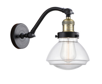 Franklin Restoration One Light Wall Sconce in Black Antique Brass (405|515-1W-BAB-G322)