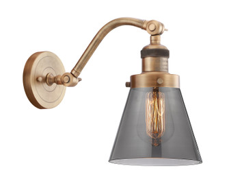 Franklin Restoration LED Wall Sconce in Brushed Brass (405|515-1W-BB-G63-LED)