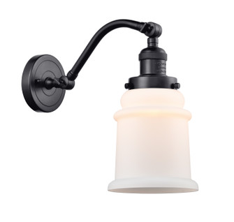 Franklin Restoration LED Wall Sconce in Matte Black (405|515-1W-BK-G181-LED)