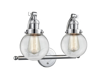 Franklin Restoration LED Bath Vanity in Polished Chrome (405|515-2W-PC-G202-6-LED)