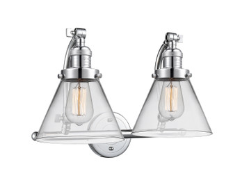 Franklin Restoration Two Light Bath Vanity in Polished Chrome (405|515-2W-PC-G42) Franklin Restoration Two Light Bath Vanity in Polished Chrome (405|515-2W-PC-G42)