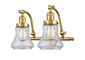 Franklin Restoration Two Light Bath Vanity in Satin Gold (405|515-2W-SG-G192)