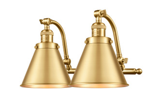 Franklin Restoration LED Bath Vanity in Satin Gold (405|515-2W-SG-M13-SG-LED)