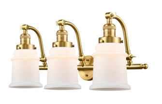 Franklin Restoration LED Bath Vanity in Satin Gold (405|515-3W-SG-G181-LED)