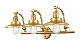 Franklin Restoration LED Bath Vanity in Satin Gold (405|515-3W-SG-M4-SG-LED)