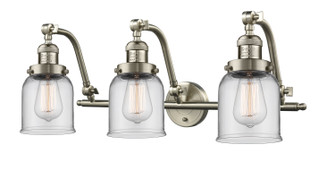 Franklin Restoration Three Light Bath Vanity in Brushed Satin Nickel (405|515-3W-SN-G52)