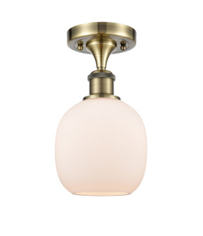 Ballston One Light Semi-Flush Mount in Antique Brass (405|516-1C-AB-G101)