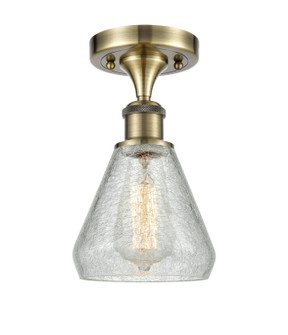 Ballston LED Semi-Flush Mount in Antique Brass (405|516-1C-AB-G275-LED)