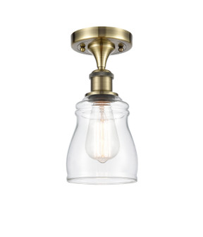 Ballston LED Semi-Flush Mount in Antique Brass (405|516-1C-AB-G392-LED)