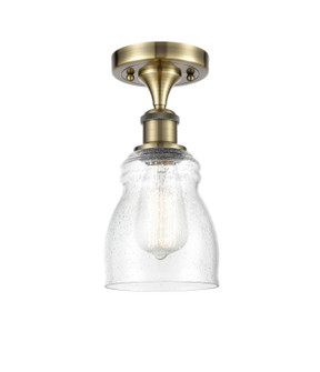 Ballston LED Semi-Flush Mount in Antique Brass (405|516-1C-AB-G394-LED)