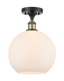 Ballston One Light Semi-Flush Mount in Black Antique Brass (405|516-1C-BAB-G121-10)