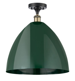 Ballston One Light Semi-Flush Mount in Black Antique Brass (405|516-1C-BAB-MBD-16-GR)