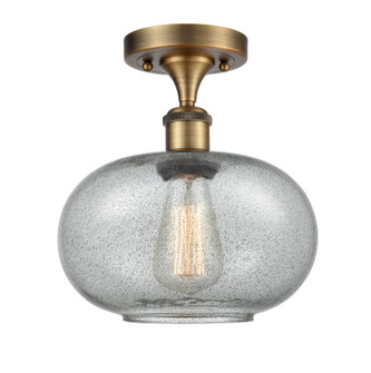 Ballston One Light Semi-Flush Mount in Brushed Brass (405|516-1C-BB-G247)