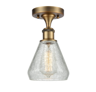 Ballston LED Semi-Flush Mount in Brushed Brass (405|516-1C-BB-G275-LED)