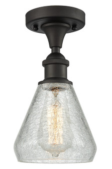 Ballston One Light Semi-Flush Mount in Oil Rubbed Bronze (405|516-1C-OB-G275)