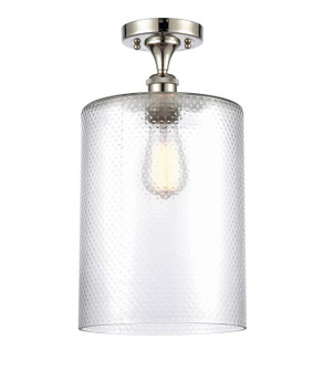 Ballston One Light Semi-Flush Mount in Polished Nickel (405|516-1C-PN-G112-L)