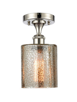 Ballston One Light Semi-Flush Mount in Polished Nickel (405|516-1C-PN-G116)