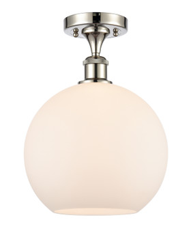 Ballston One Light Semi-Flush Mount in Polished Nickel (405|516-1C-PN-G121-10)