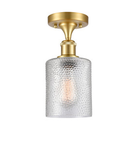 Ballston One Light Semi-Flush Mount in Satin Gold (405|516-1C-SG-G112)