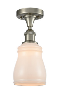 Ballston One Light Semi-Flush Mount in Brushed Satin Nickel (405|516-1C-SN-G391)