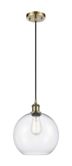 Ballston LED Mini Pendant in Antique Brass (405|516-1P-AB-G122-10-LED)